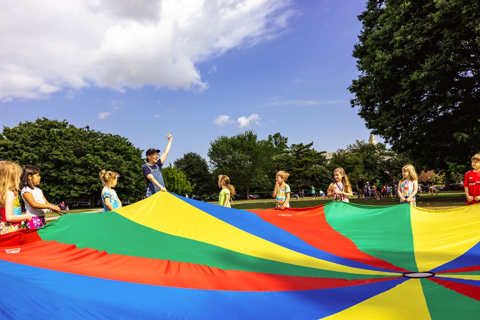 Brent Elementary students at Field Day
